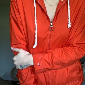 Tommy Hilfiger Orange Windbreaker